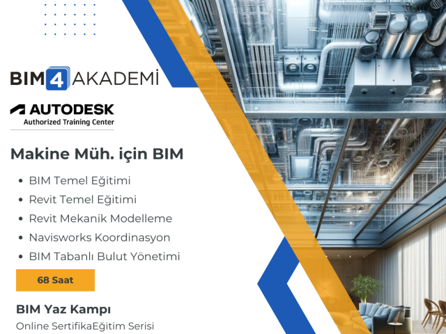 Makine Müh. için BIM | Yaz Kampı